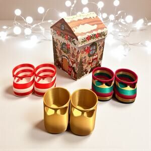 Shoes For 16” Cabbage Patch Kid 3D Printed Christmas Theme 3 Pairs & Storage Box